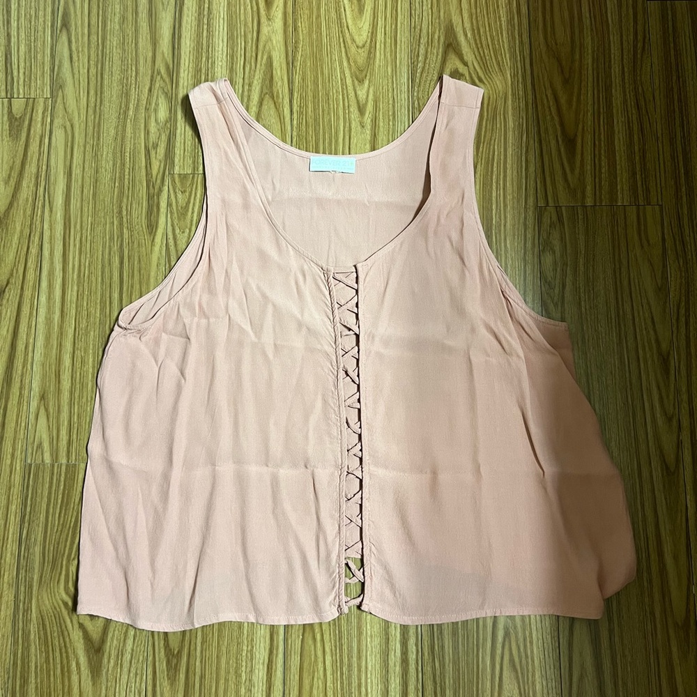 Pink tank top